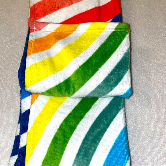New! Trina Turk 2Pc Rainbow Striped Hand Towel Set🌈 - Picture 5 of 9